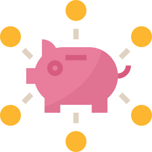 Piggy bank icon