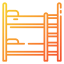 Bunk bed icon 64x64
