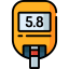 Sugar blood level icon 64x64