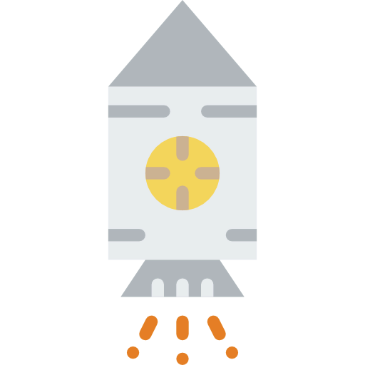 Rocket ship icon