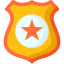 Police badge icône 64x64