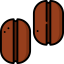Coffee beans icon 64x64