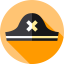 Pirate hat icon 64x64