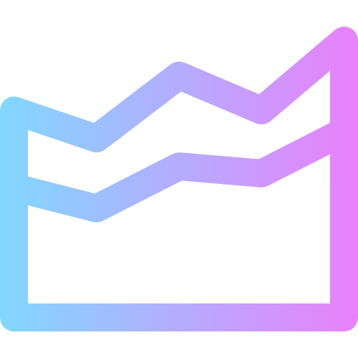 Line chart icon