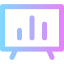 Bar chart icon 64x64