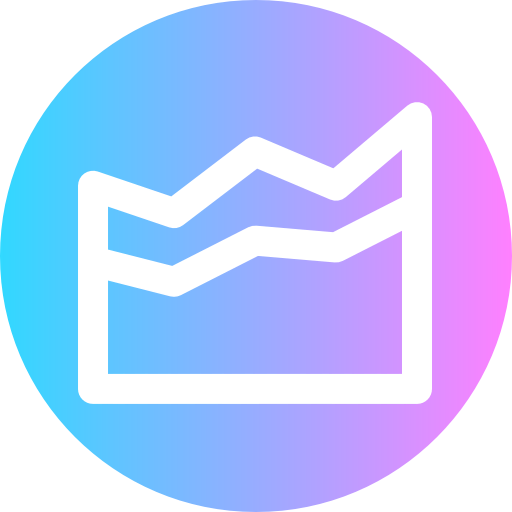 Line chart icon