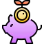 Piggy bank icon 64x64