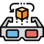 3d glasses icône 64x64