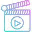 Clapperboard icon 64x64