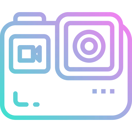 Action camera ícone