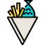Fish and chips ícone 64x64