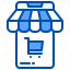 Online shopping icon 64x64