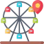 Ferris wheel icon 64x64