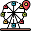 Ferris wheel icon 64x64