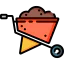 Wheelbarrow icon 64x64