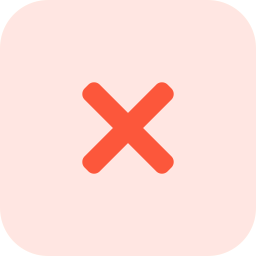 Crossed icon