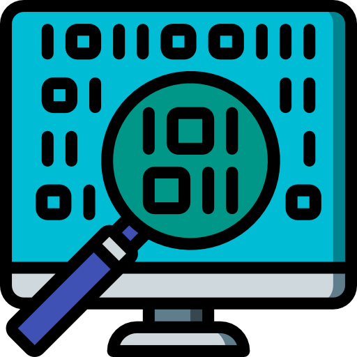 Binary code ícono