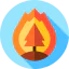 Forest fire icon 64x64