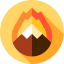 Forest fire icon 64x64