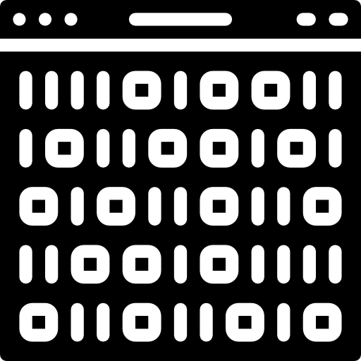 Binary code ícone