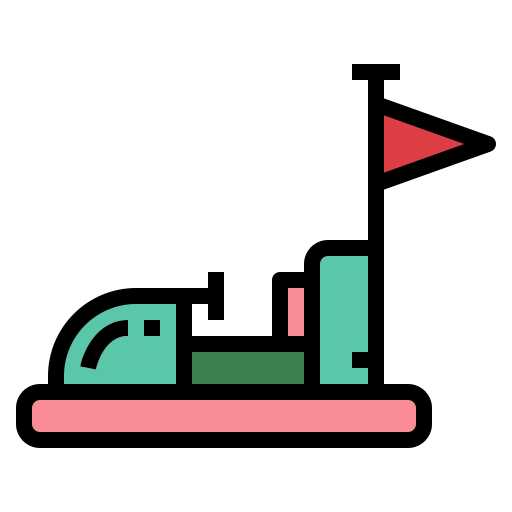Bumper car icon