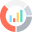 Pie chart icon 64x64