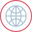 Earth grid icon 64x64