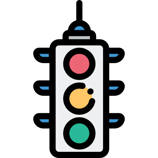 Traffic light icône