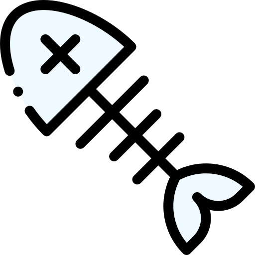 Fish bone icon
