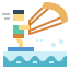 Kitesurfing icon 64x64