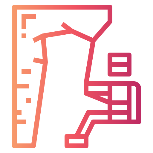 Abseiling icon