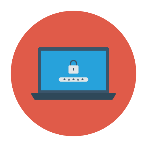 Laptop code icon