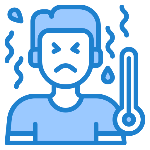 High temperatures icon