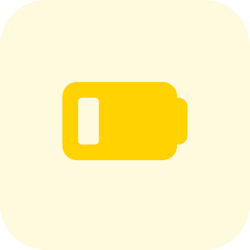 Low battery level ícono