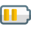 Half battery icon 64x64