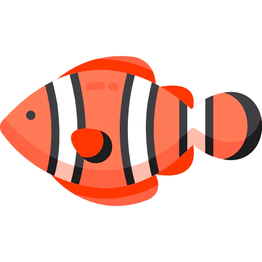 Clown fish ícono