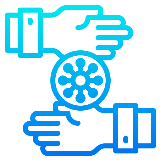Touching icon