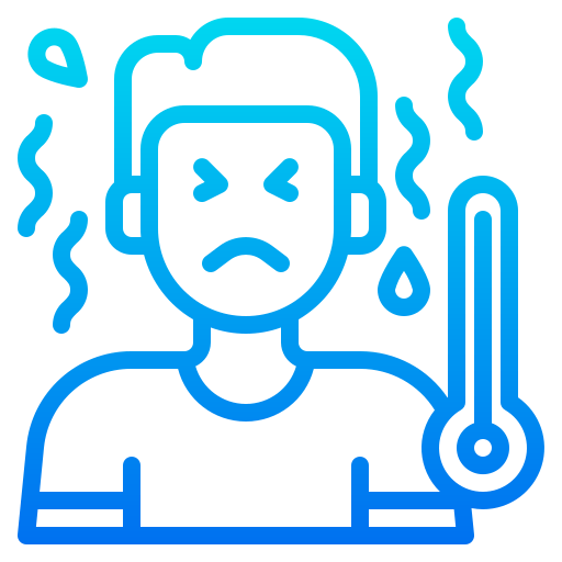 High temperatures icon