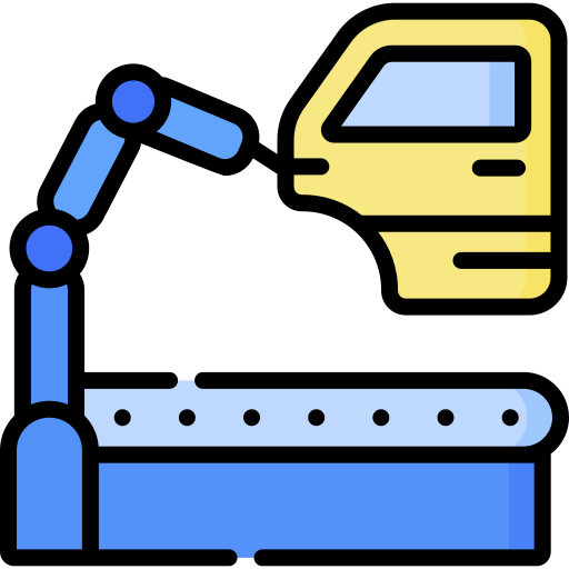 Assembly line icon