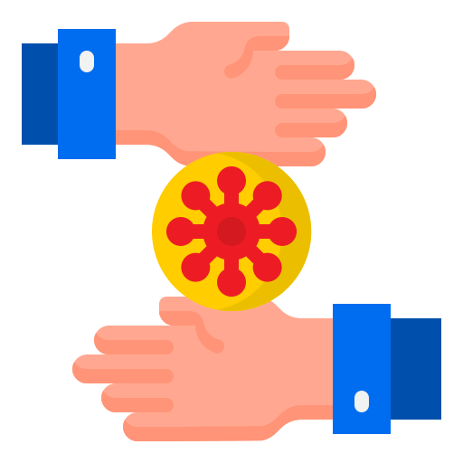 Touching icon