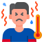 High temperatures icon 64x64