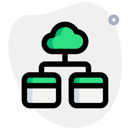 Cloud storage icon