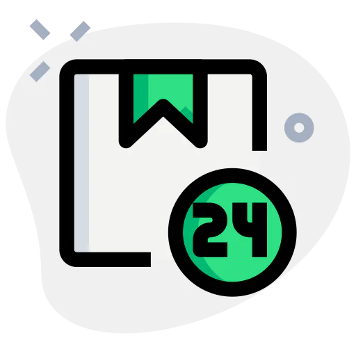 24 hours support icon