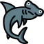 Hammerhead fish icon 64x64