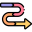 Arrow chart icon 64x64