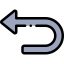 Turn left icon 64x64