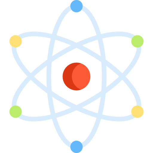Atomic structure icon