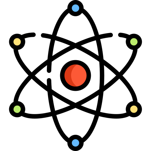 Atomic structure icon