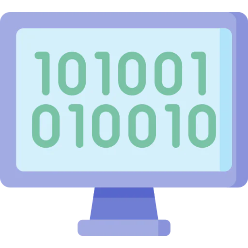 Binary code ícono