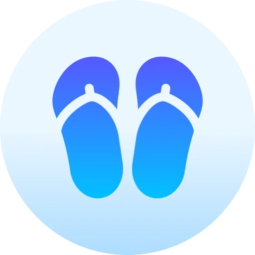 Flip flops icon